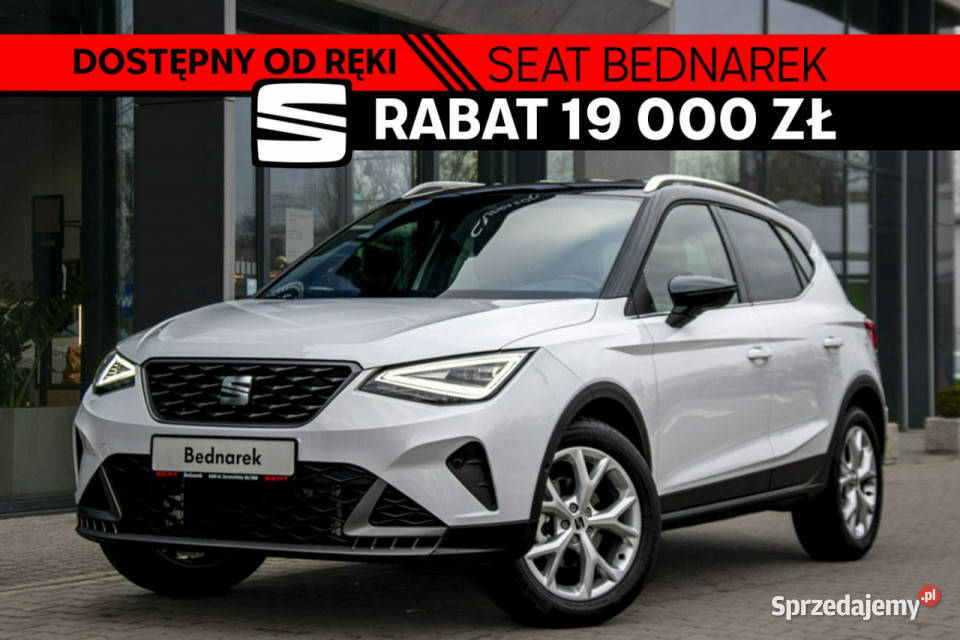 Seat Arona FR 10 TSI 115 DSG asystent pasa ruchu Arona Łódź