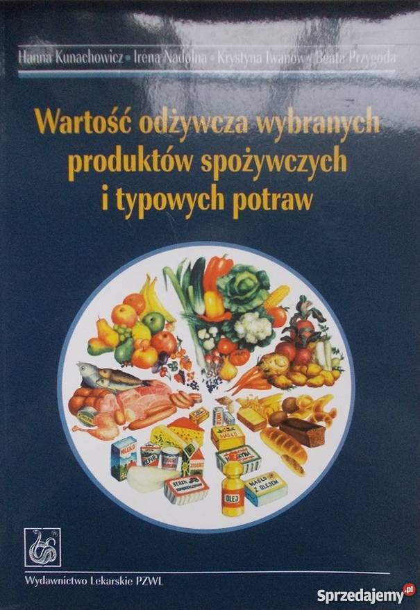 WARTOŚĆ ODŻYWCZA WYBRANYCH PRODUKTÓW SPOŻYWCZYCH kuchnia, potrawy Gorzów Wielkopolski