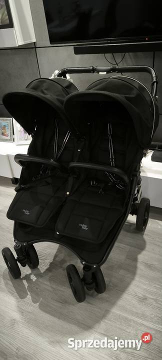 Wózek bliźniaczy Valco Baby Snap Duo lekki Regulowany podnóżek Nisko
