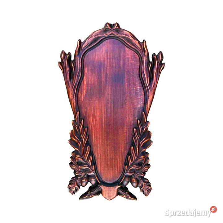 K245R Rzeźbiona deska pod jelenia byka dąb Szczekociny