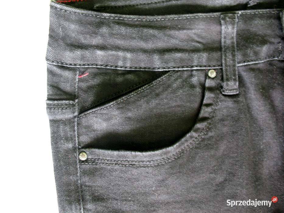 Spodnie damskie jeans czarne 34 36 biodra 8696 mazowieckie Siedlce