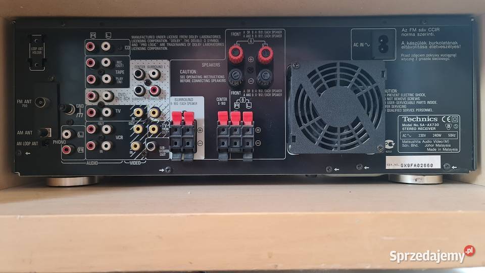 AMPLITUNER TECHNICS SAAX730 pomorskie Chwaszczyno