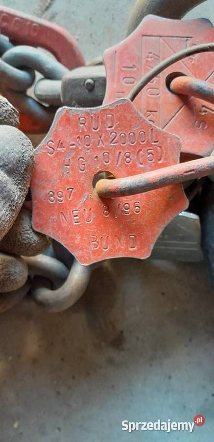 Zawiesie łańcuchowe 4 ramienia 67t Pozostałe Brzeg