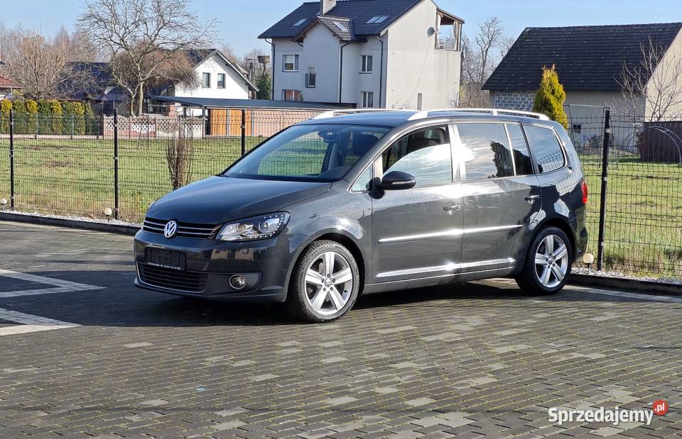 Volkswagen Touran 20 TDI 177 DSG dobrze nieuszkodzony Touran śląskie Wola