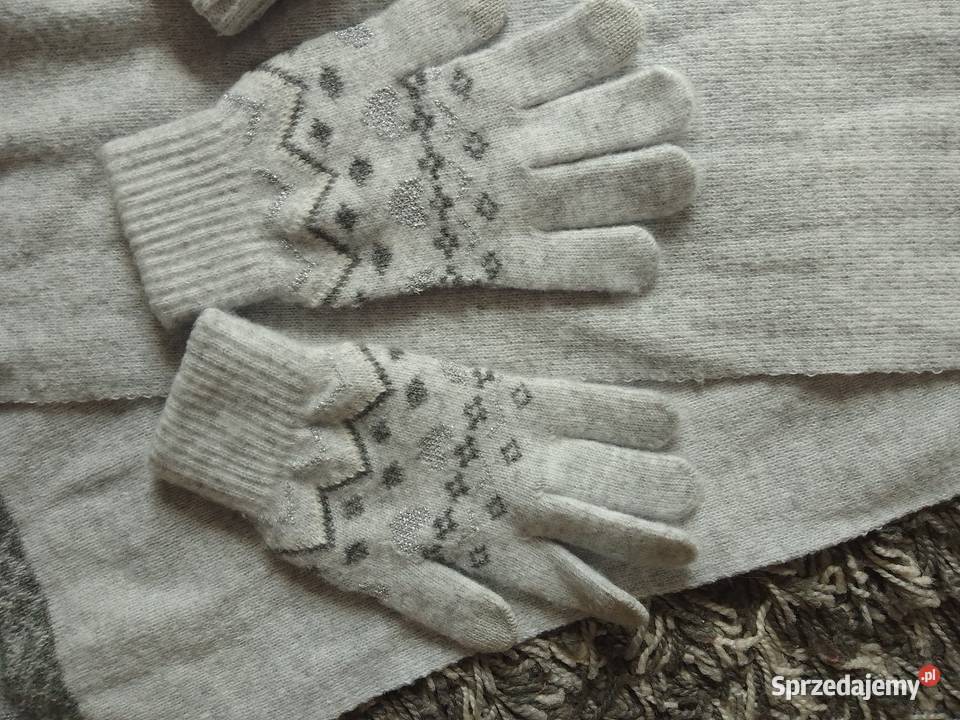 Komplet damski czapka szalik rękawiczki Chrzanów