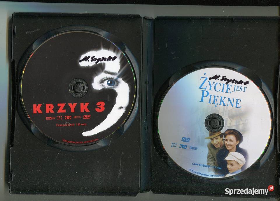 Krzyk 3 Życie jest piękne Żona astronauty 2 2 płyty Szczecin sprzedam