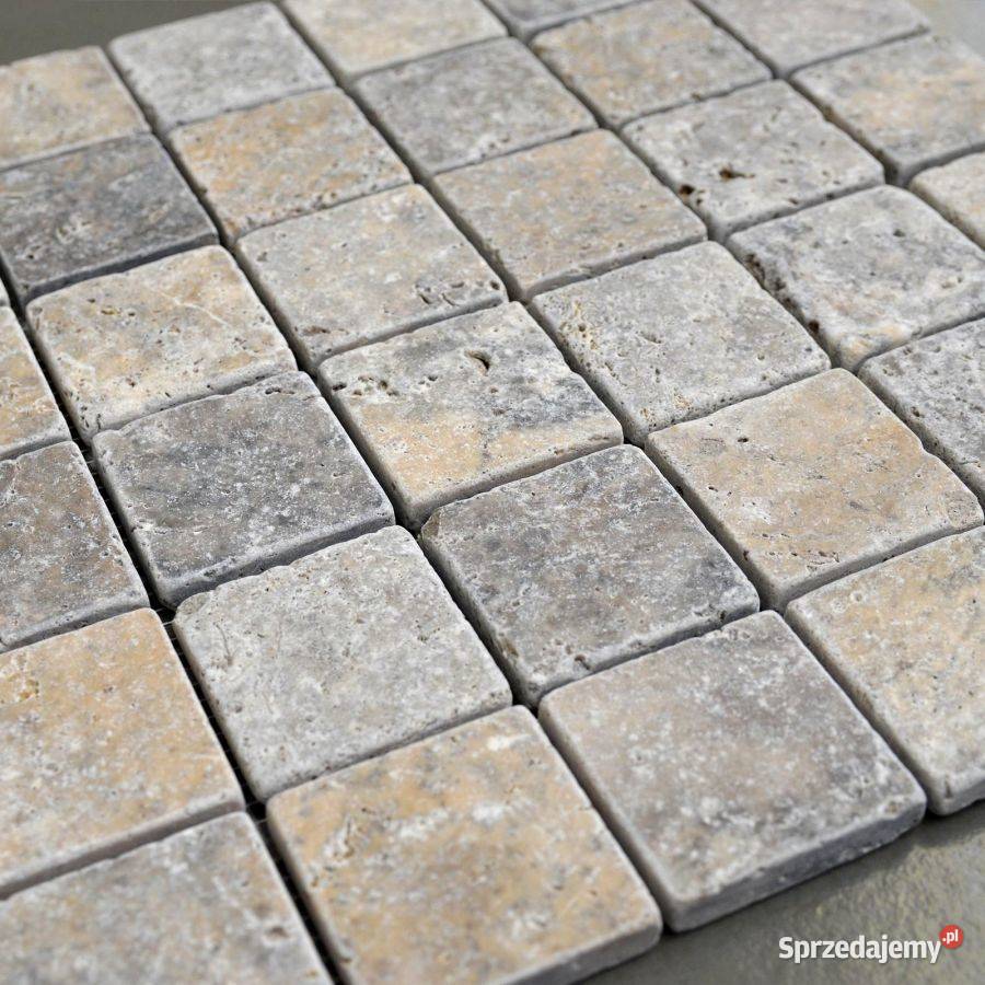 Mozaika Kamienna Trawertyn ASH 305x305 OKAZJA