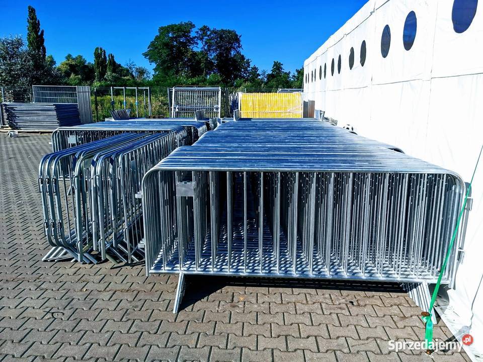 Barierka tymczasowa dł 25 m lekka typ prosty Szczecin