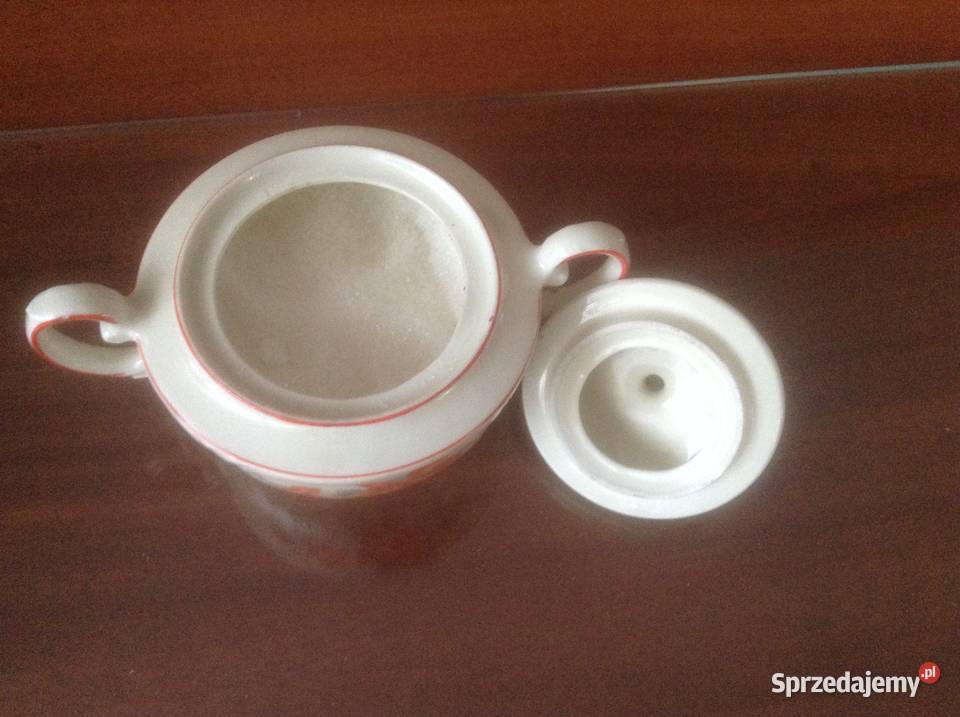 Stara cukiernica porcelanowa sygnowaną lata 1960 opolskie Opole