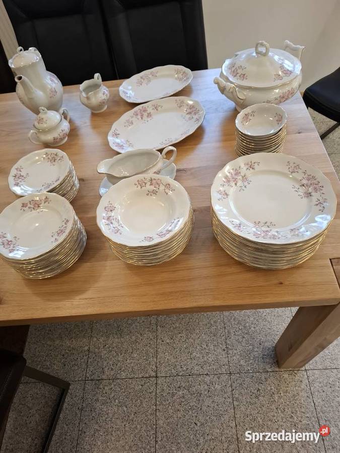SERWIS PORCELANOWY 12 OSÓB PRODUCENT ZAKŁADY wielokolorowy