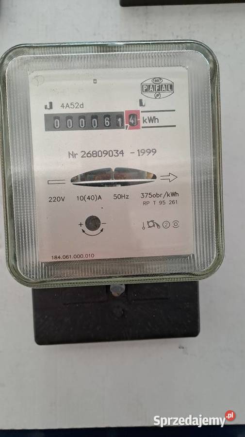 Licznik energi elektrycznej jednofazowy Bełchatów sprzedam