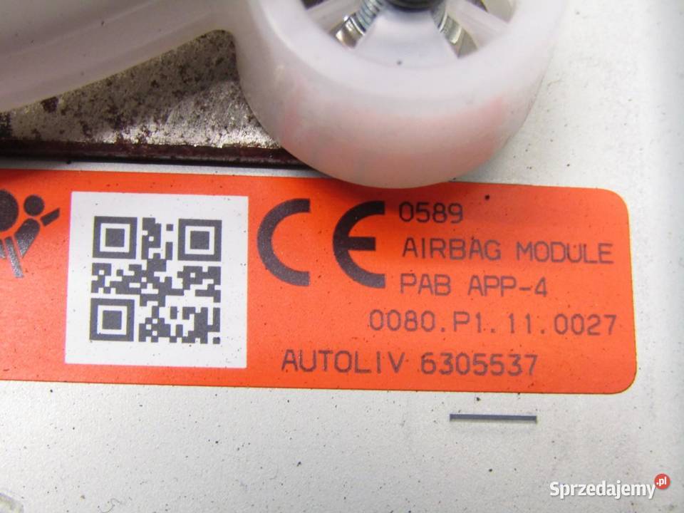 PODUSZKA POWIETRZNA AIRBAG PASAŻERA MAZDA 2 DJ Poduszki powietrzne lubelskie sprzedam