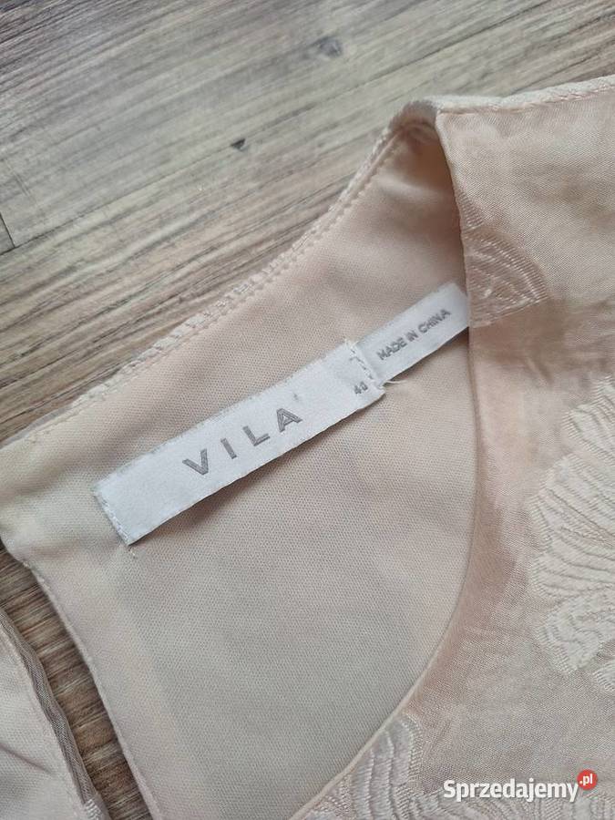 Piękna delikatna sukienka elegancka Vila 46 plus Kraków