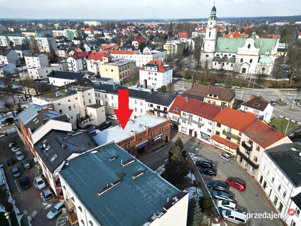 Lokal usługowy 70 m parter centrum wysoki sufit Olesno