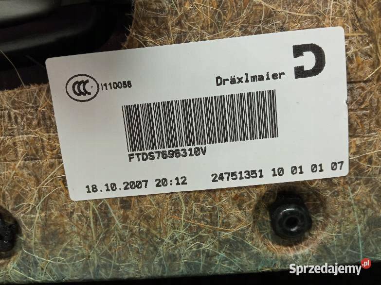 TAPICERKA BOCZEK LEWY PRZÓD SKÓRZANA Bmw Seria 7 sprzedam