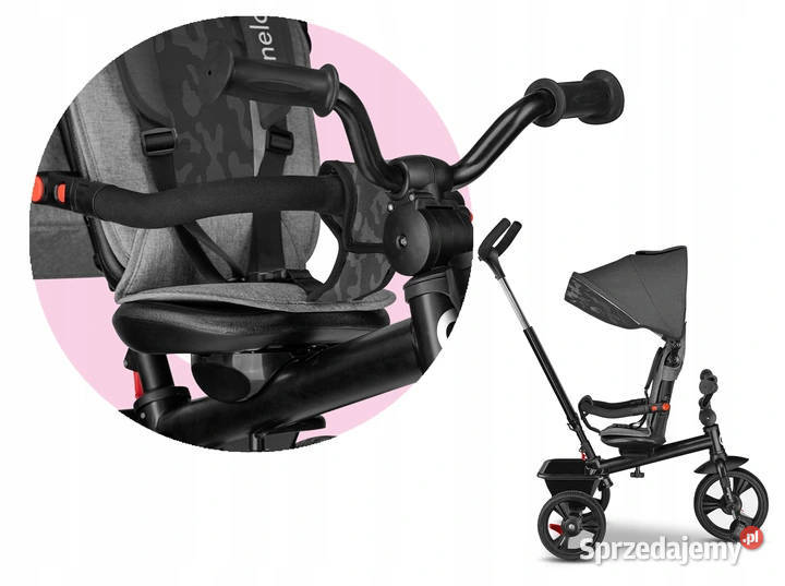 Rowerek trójkołowy 2w1 obracany Lionelo Haari wielkopolskie Baranowo sprzedam