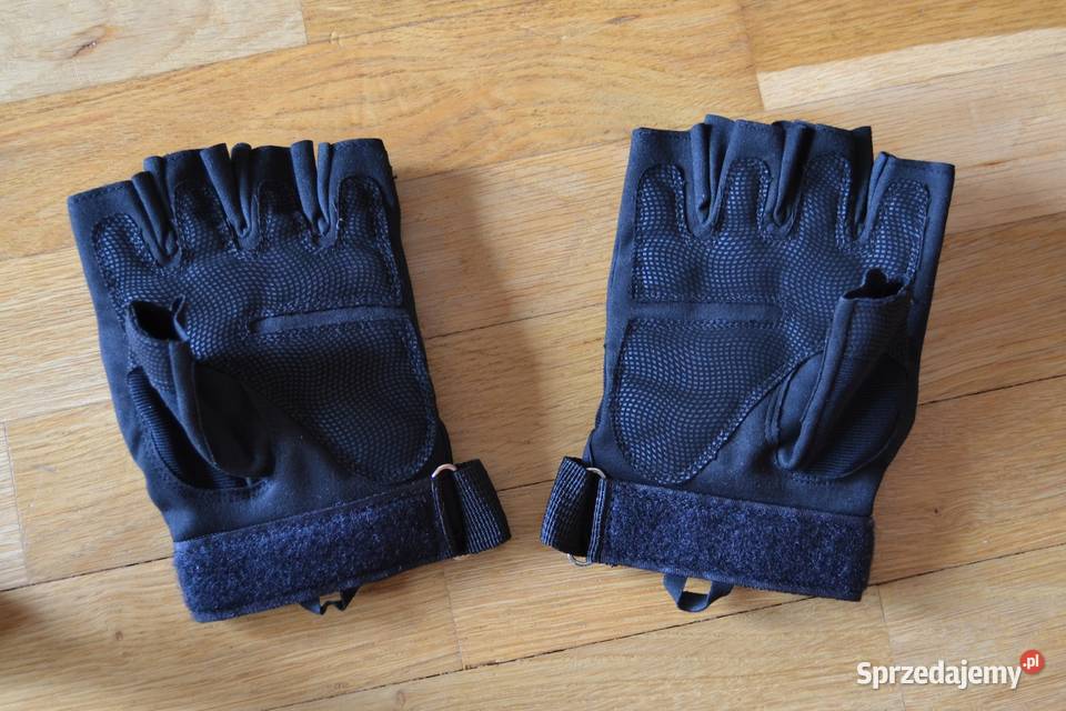 Rękawice taktyczne wojskowe militarne czarne Białystok