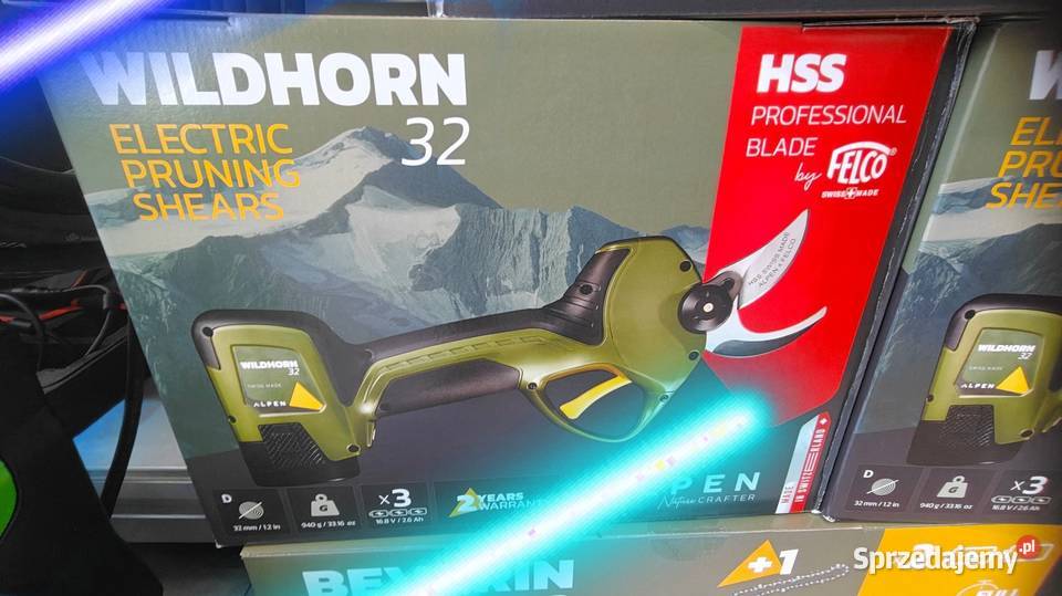 Sekator akumulatorowy Alpen WILDHORN 32 szwjcar Biała Rawska