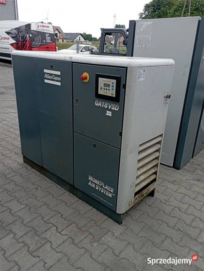 Sprężarka ATLAS COPCO GA18VSD185KW S013844 Wilków