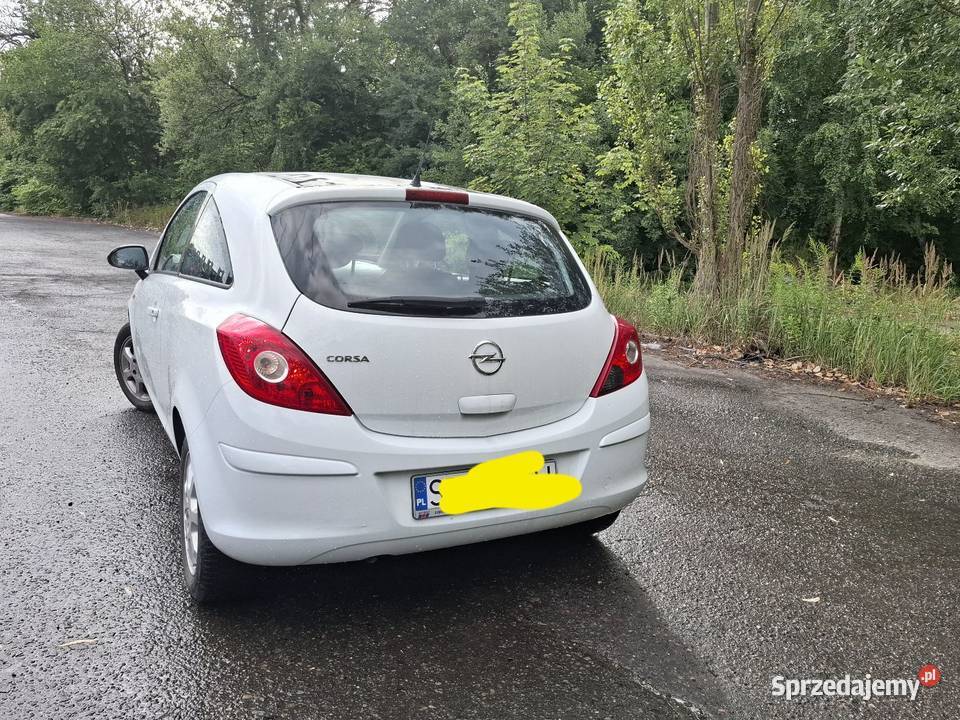Opel Corsa D 12 Benzyna 85 2014 Salon Polska 116 biały śląskie