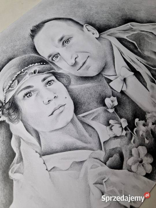 Portret ślubny prezent rodziców portret pary Malarstwo, rzeźba, ikonografia