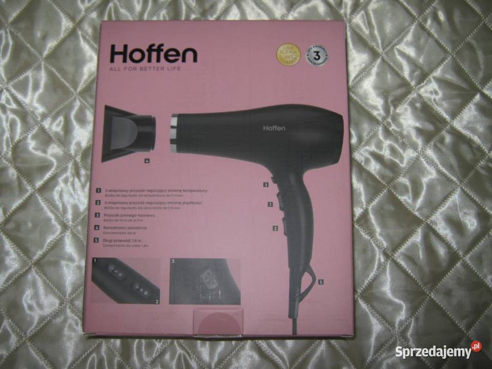 Suszarka do włosów z jonizacją Nowa Baranowo