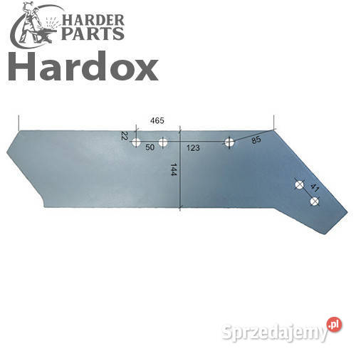Lemiesz 300hektarów HARDOX 93114P części do Suwałki