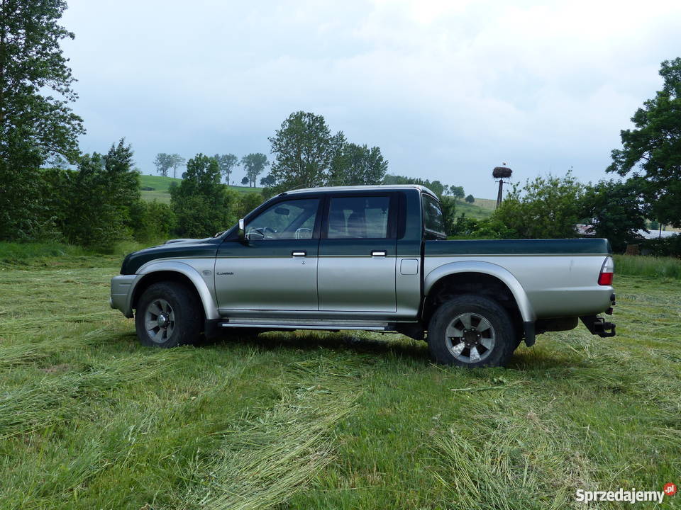 Mitsubishi L200 idealny na wiejskie drogi nieuszkodzony Kurzętnik