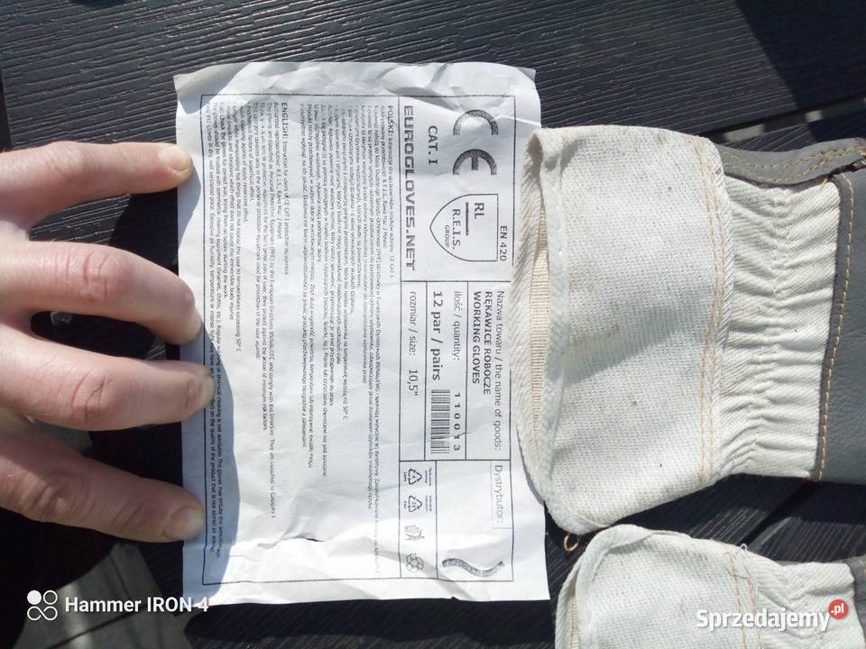 Rękawice robocze skóra Giżycko