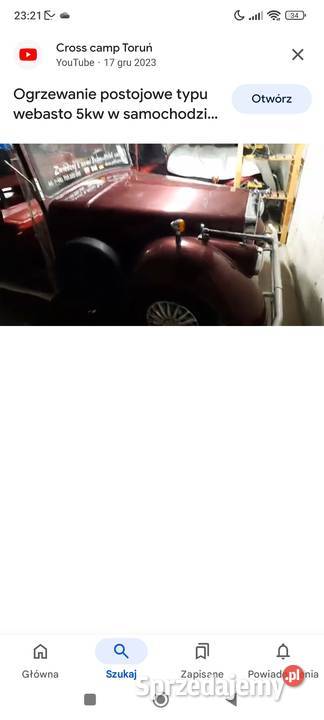 Ogrzewania postojowe Webasto eber chińskie Toruń sprzedam