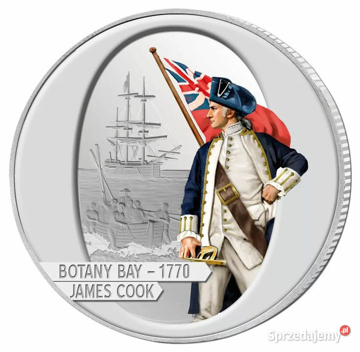 Seria srebrnych monet Captain James Cook 2009 sprzedam