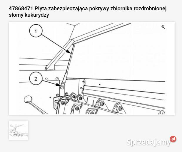 Zestaw przezbrojenia na kukurydzę Holland CX6 Płońsk sprzedam