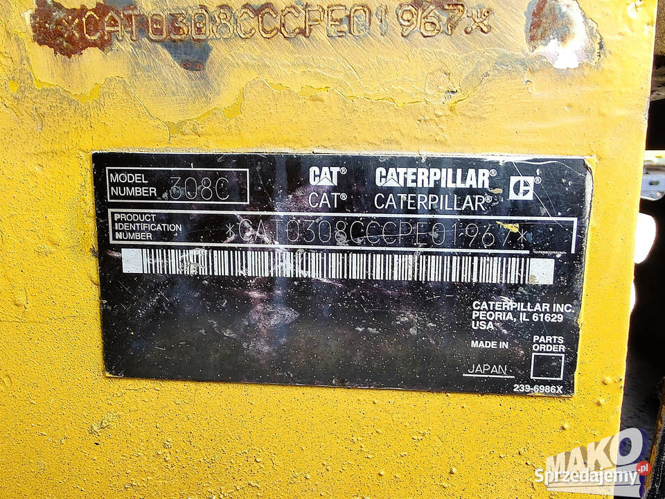 Caterpillar 308C koparka gąsienicowa midi z Ostrowiec Świętokrzyski