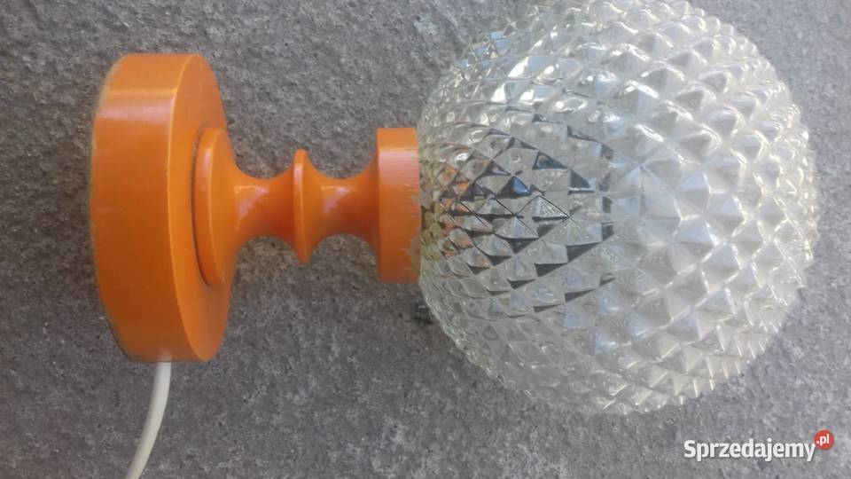 Retro lampka nocna z 60 lat firmy Kamenicky enov Lubań