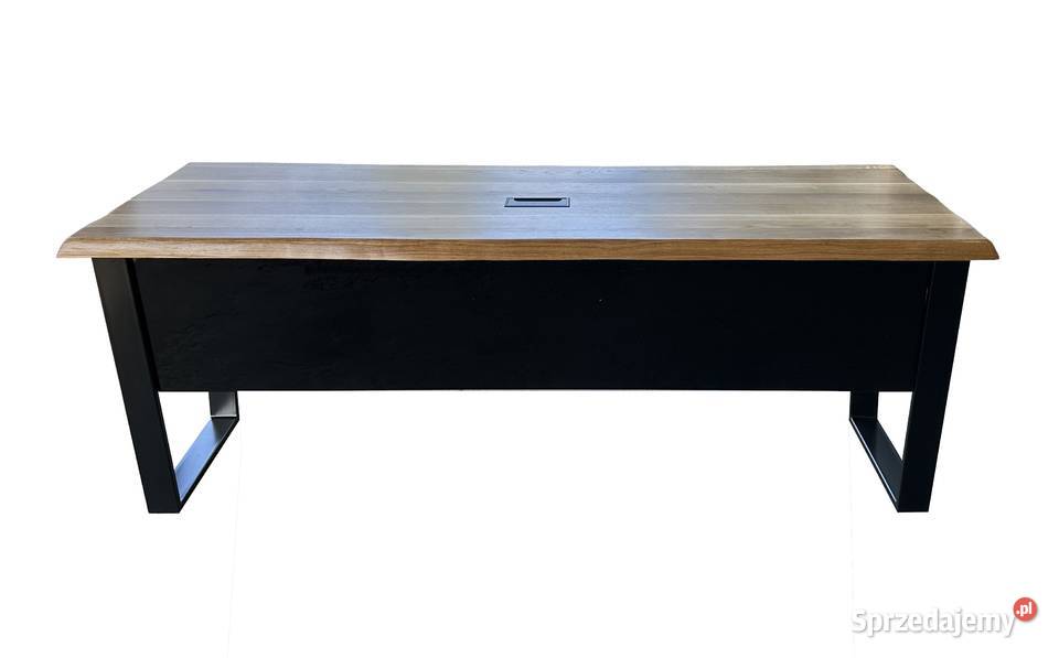 Biurko dębowe LOFT EdgarMeble duże 200x70 70cm Katowice sprzedam