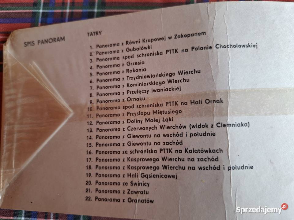 Panoramy górskie z Tatr i Pienin Edward Moskała małopolskie