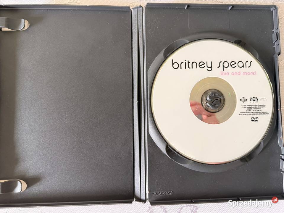 Britney Spears Live and More DVD Oryginał Crazy Filmy