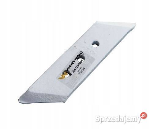 Dłuto nakładka lemiesza lewe VIS34 Unia Pług Maszyny uprawowe