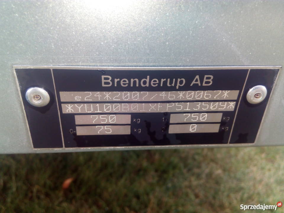 Przyczepka brenderup 1205s Brenderup