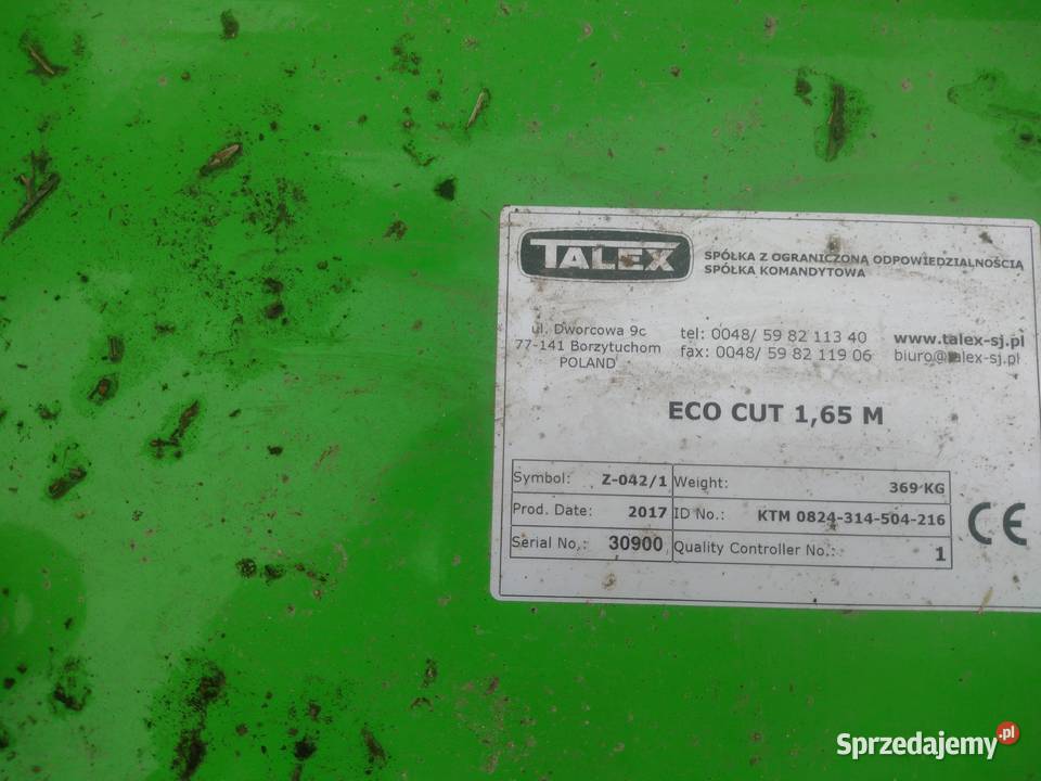 Kosiarka rotacyjna Eco Cut 165 Talex Rotacyjne Sośno