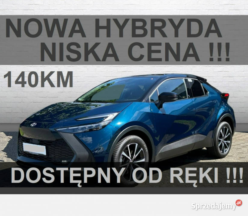 Toyota CHR Nowa 140 Hybryda Dostępna ręki Wersja lakier metallic Szczecinek