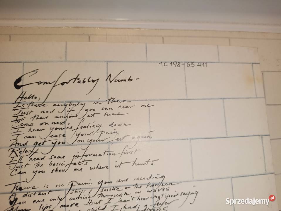 Winyl Pink Floyd The wall first press Elektronika Sędziszów
