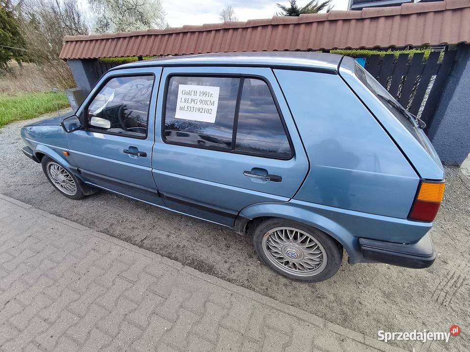 VW golf 2 18 benzyna gaz RP 90 1991r Wspomaganie Wrocław sprzedam