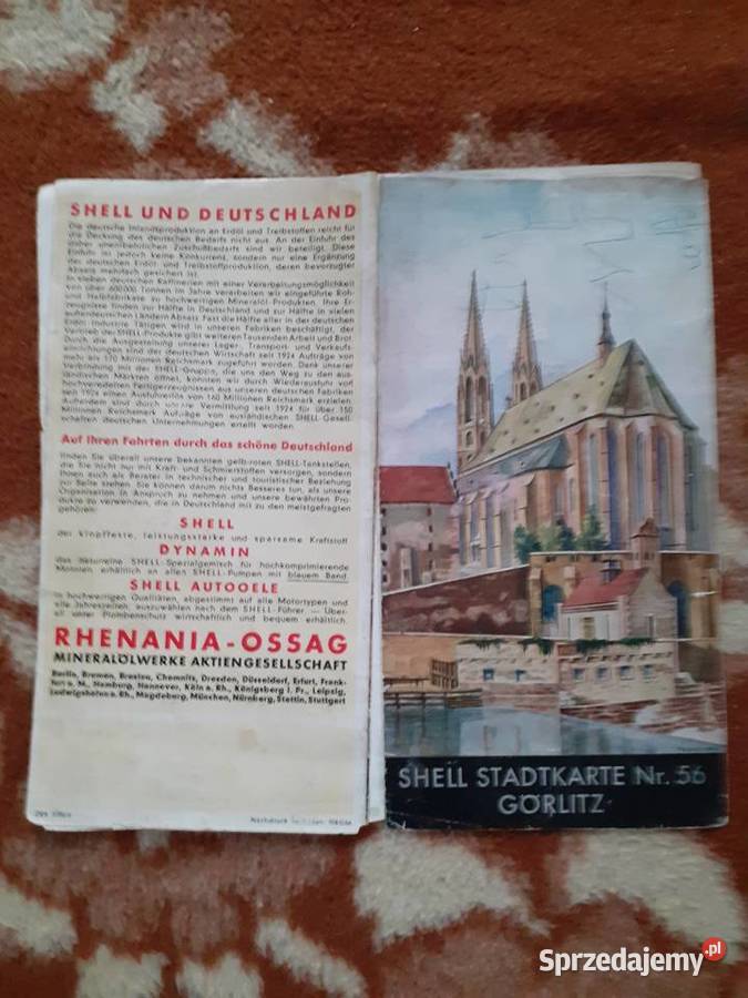 Sprzedam plan miasta Gorlitz z 1935r.