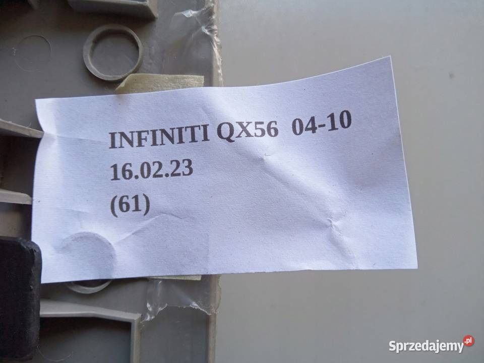 OSŁONA SŁUPKA LEWA PRAWA INFINITI QX56 ARMADA osobowe Wyposażenie wnętrza Nowy Tomyśl
