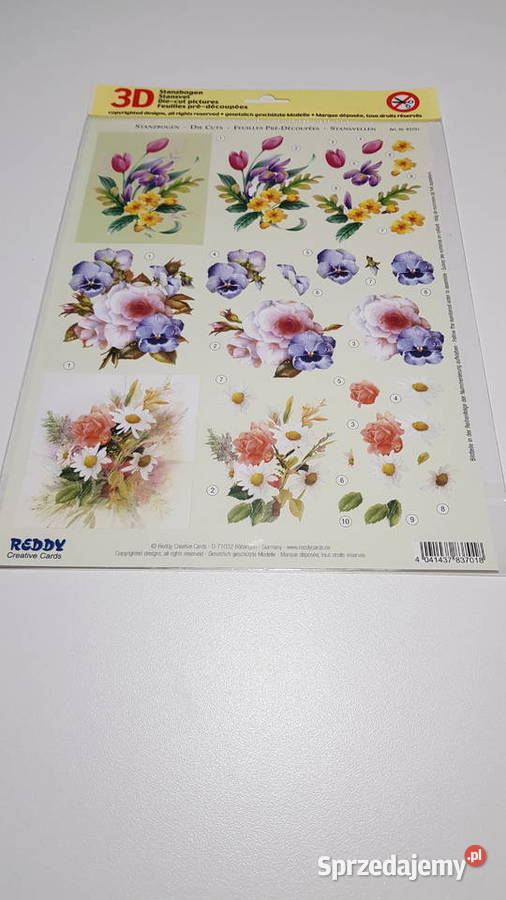 Decoupage papier 3D zestaw II Siemianowice Śląskie