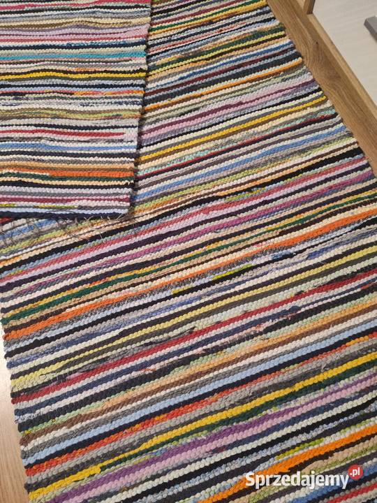 Nowy bawełniany wiejski chodnik rękodzieło Suwałki