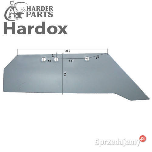 Lemiesz 300hektarów HARDOX 90060001P części do Suwałki