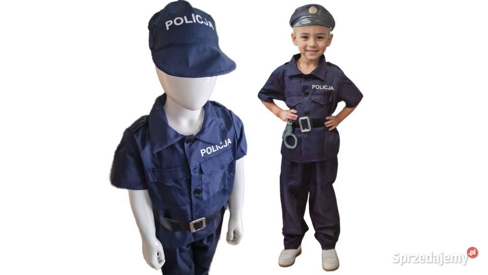 kostium przebranie Policjant Policja strój bal S Biała Podlaska