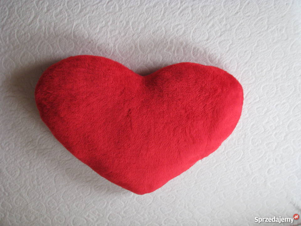 Poduszka serce na Walentynki pluszowa
